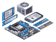 Комплектующие и аксессуары для ПК